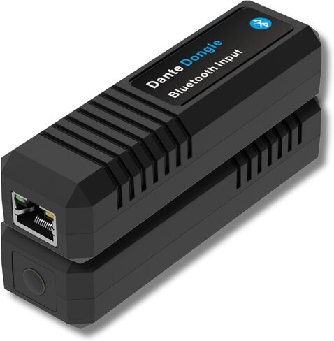 J-Tech Digital Dante Dongle Adapter 2x1 with Bluetooth and PoE, Input/Output IO Dante Adapter Supports 2x1 Channel Signal Transmission [JTECH-DA21D-B] in Saudi Arabia
