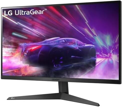شاشة ألعاب LG 27 بوصة Ultragear FHD (1920 × 1080)، 165 هرتز، 1 مللي ثانية، AMD FreeSync Premium ومثبت أسود، شاشة بلا حدود تقريبًا من 3 جوانب، أسود، مع كابل MTC HDMI in Kuwait
