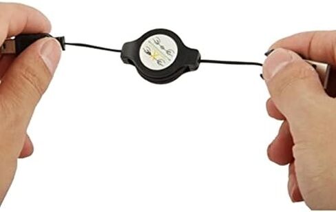 كابل BoxWave متوافق مع ORDRO HDV-V12 - miniSync، كابل مزامنة محمول قابل للسحب in Kuwait