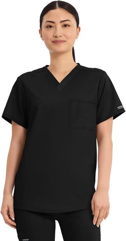 Cherokee Men & Women Scrubs Top Workwear Revolution 1 Pocket Tuckable V-Neck WW625 in Saudi Arabia