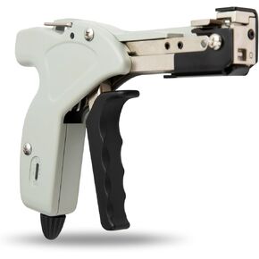 Metal Zip Ties Cutter, Stainless Steel Cable Tie Gun with Tensioning Installation Cutting Tool for Self-Locking Stainless Zip Ties with Free Zip Tie Release Tool, Dual-Hand Operation in Saudi Arabia