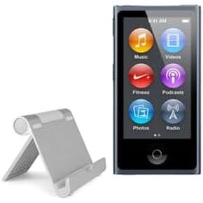 حامل وحامل BoxWave متوافق مع iPod Nano (الجيل السابع 2012) - حامل ألومنيوم VersaView، محمول، رؤية متعددة الزوايا، قوي in Kuwait