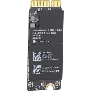 CUIFATI Wireless Network Card, Gigabit Bluetooth 4.0 450Mbps 2.4G 1300Mbps 5G, with Adapter Board for OS X Notebook Pro A1398 A1425 A1502 13 14 Model in Kuwait