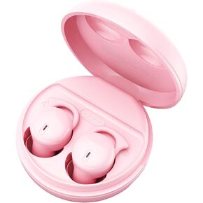 سماعات رأس للنوم غير مرئية، سماعات أذن للنوم للنوم الجانبي، سماعات نوم مريحة تحجب الضوضاء، سماعات أذن بلوتوث 5.3 لاسلكية مفتوحة للنوم والقيادة وركوب الدراجات - وردي A6 in Kuwait