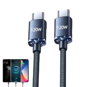 USB C Splitter – Modern Premium High-performance Portable, Versatile, Cable 2-in-1 Fast Charge, Charger for Data Transfer | Multipurpose Outdoor Indoor Utility in Saudi Arabia