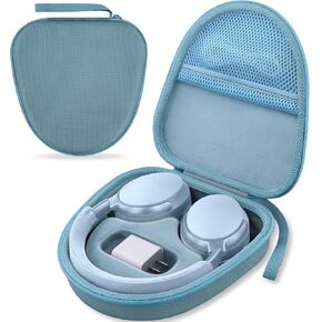 co2CREA Headphones Case for Bose New QuietComfort Ultra 2nd Gen / QC45, Hard Protective Case for Bose, Sony, Soundcore, JBL Over-Ear Wireless Headphones (Black) in Kuwait