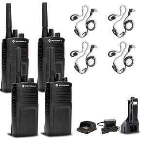 4 × راديو أعمال Motorola RMV2080 في الموقع ثنائي الاتجاه (RMV2080) + 4 × سماعة أذن Motorola HKLN4604 PTT in Kuwait