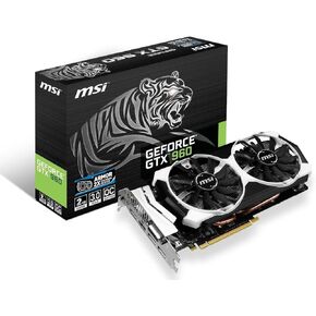 MSI ARMOR 2X GTX 960 2GB OC Dual Fan HDCP Ready SLI Support (GTX 960 2GD5T OC) in Saudi Arabia