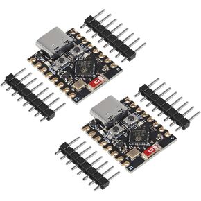2 قطعة ESP32 ESP32-C3 مجلس التنمية ESP32 C3 Mini WiFi بلوتوث 160 ميجا هرتز تردد التشغيل 2.4 جيجا هرتز واي فاي وبلوتوث 5.0 C3 سوبر ميني لاردوينو in Kuwait
