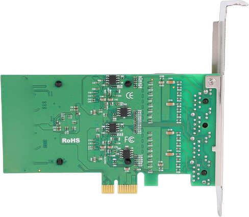 بطاقة الشبكة PCIe X1 ذات 4 منافذ، محول جيجابت إيثرنت 82571 رقاقة مع 4 منافذ RJ45، لأجهزة الكمبيوتر والخوادم الصناعية in Kuwait