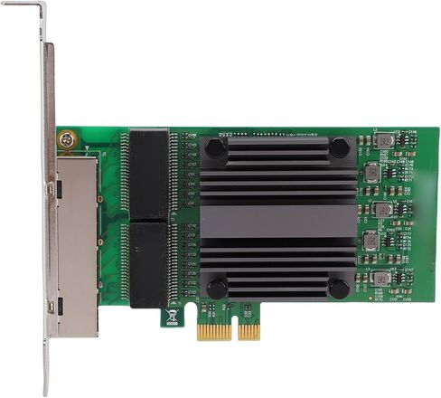 بطاقة الشبكة PCIe X1 ذات 4 منافذ، محول جيجابت إيثرنت 82571 رقاقة مع 4 منافذ RJ45، لأجهزة الكمبيوتر والخوادم الصناعية in Kuwait