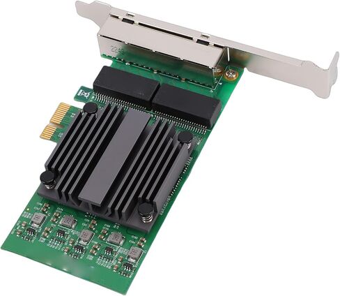 بطاقة الشبكة PCIe X1 ذات 4 منافذ، محول جيجابت إيثرنت 82571 رقاقة مع 4 منافذ RJ45، لأجهزة الكمبيوتر والخوادم الصناعية in Kuwait