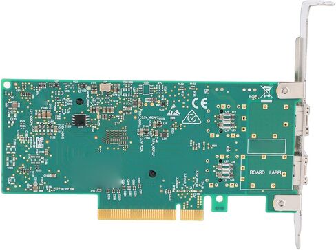 بطاقة شبكة 10 جيجا 25 جيجا، محول إيثرنت PCIe X8 ثنائي المنفذ مع تقنية RDMA لنقل البيانات بسرعة عالية، ودعم 8.1 10 in Kuwait
