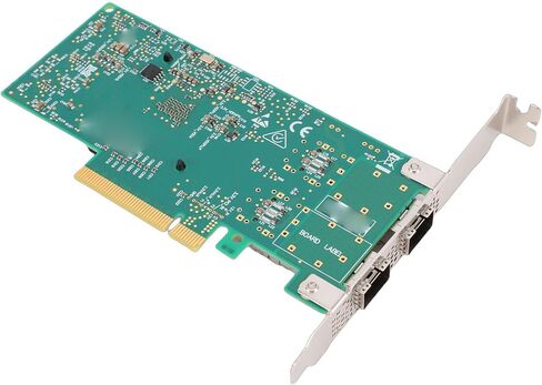 بطاقة شبكة 10 جيجا 25 جيجا، محول إيثرنت PCIe X8 ثنائي المنفذ مع تقنية RDMA لنقل البيانات بسرعة عالية، ودعم 8.1 10 in Kuwait