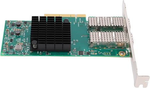 بطاقة شبكة 10 جيجا 25 جيجا، محول إيثرنت PCIe X8 ثنائي المنفذ مع تقنية RDMA لنقل البيانات بسرعة عالية، ودعم 8.1 10 in Kuwait