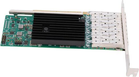بطاقة شبكة إيثرنت 25 جيجا، 4 منافذ SFP28 PCIe x16 مع شريحة منخفضة المستوى، دعم 10 11 خادم VMware in Kuwait