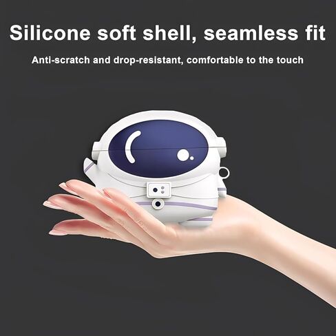 حافظة لطيفة متوافقة مع SHOKZ OpenDots ONE مع حبل قصير وسلسلة مفاتيح وتصميم نمط كرتوني حافظة سيليكون ناعمة مضادة للانزلاق ومضادة للصدمات in Saudi Arabia