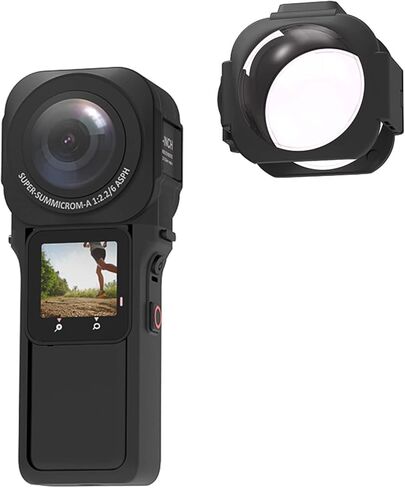 غطاء واقٍ لعدسة الكاميرا من Sorandy PC، واقي عدسة عالي النفاذية للضوء لإصدار ONE RS 1 بوصة 360، مع فتحة حذاء بارد للملحقات in Saudi Arabia