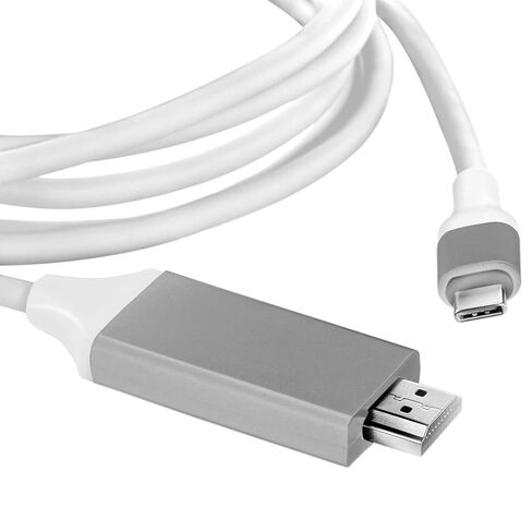 USB-C/PD 4k HDMI Cable Compatible with Samsung Galaxy S10/S10e/S10+/S10 Plus/10 5G/Lite with Full 2160p@30Hz, 6Ft/2M Cable [Red, Thunderbolt 3 Compatible] in Saudi Arabia