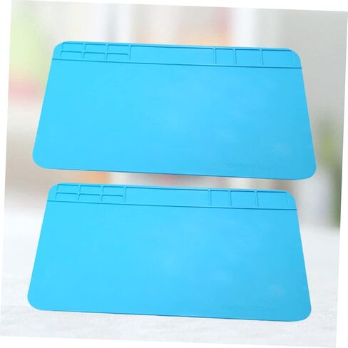 NUOBESTY 2pcs Soldering Mat Heat Resistant Parts Mat Repair Pad Silicone Plate for Soldering Stations in Saudi Arabia