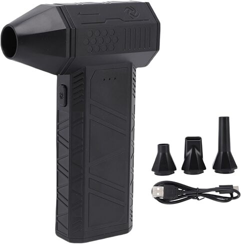 Electric Air Duster, 110000 RPM Cordless Air Duster with 4 Nozzles and 3 Speed Modes, for Computer Keyboard Car Home Cleaning in Saudi Arabia