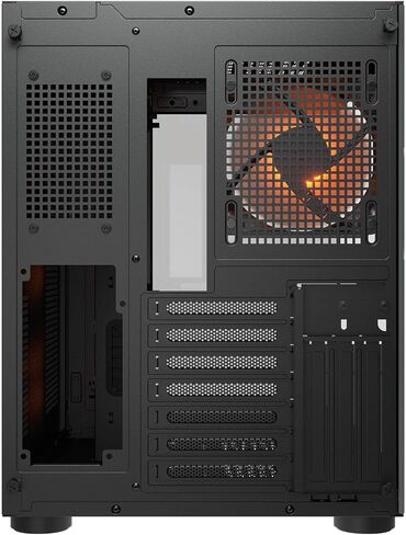 حقيبة ألعاب Cougar FV150 RGB متوسطة البرج، تدعم وحدة معالجة الرسومات حتى 400 مم، مراوح مثبتة مسبقًا 3 × 120 مم ARGB M/B جانبية و1 × 120 مم ARGB خلفي، أسود in Saudi Arabia