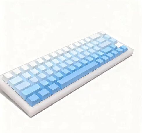 keycaps for Mechanical Keyboard，Custom keycaps，Compatible with 61/68/84/87/98/108，Applicable to Cherry gateron mx Mechanical，Gradient (Gray) in Saudi Arabia