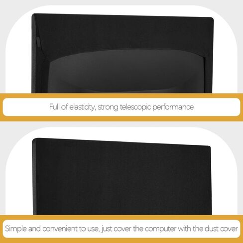 Stretch Cotton Computer Monitor Cover Soft Dustproof Screen Protector for Home Office Easy to Clean Versatile Fit Protective Sleeve in Saudi Arabia