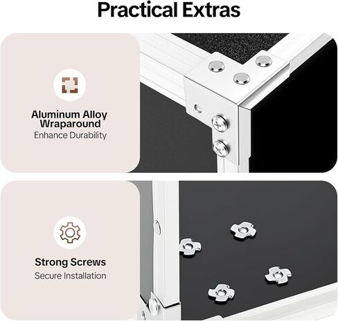 رف شبكة متدحرج محمول 12U، رف خزانة خادم متدحرج، رف خادم إطار مفتوح متنقل مع مقابض وعجلة، سعة 220 رطل، خزانة رف صوت/استوديو سوداء شديدة التحمل لـ KTV، المنزل in Kuwait