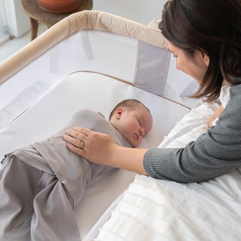 HALO BassiNest Beside Sleeper Fitted Sheets, 100% Organic Cotton, 2 Pack in Saudi Arabia