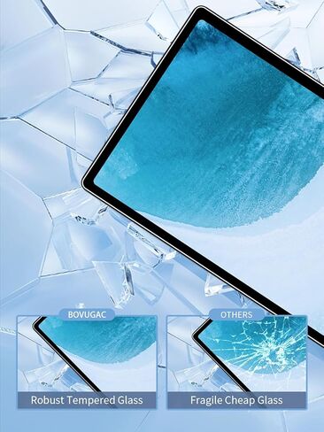 [عبوة من قطعتين] واقي شاشة لجهاز Honor Pad X9a Android 11.5 بوصة، طبقة من الزجاج المقوى للكمبيوتر اللوحي، حجب الضوء الأزرق، واقي شاشة BOVUGAC لجهاز Honor Pad X9a 11.5 بوصة مضاد للخدش وحساس وصلابة 9H in Kuwait