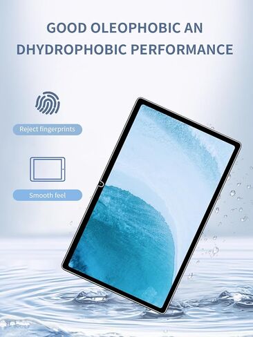 [عبوة من قطعتين] واقي شاشة لجهاز Honor Pad X9a Android 11.5 بوصة، طبقة من الزجاج المقوى للكمبيوتر اللوحي، حجب الضوء الأزرق، واقي شاشة BOVUGAC لجهاز Honor Pad X9a 11.5 بوصة مضاد للخدش وحساس وصلابة 9H in Kuwait