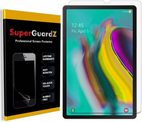 [عبوة من قطعتين] واقي شاشة Samsung Galaxy Tab S5e - SuperGuardZ، مضاد للتوهج، غير لامع، مضاد لبصمات الأصابع، مضاد للفقاعات [استبدال مدى الحياة] + 2 قلم ستايلس in Kuwait