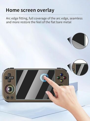 Screen Protector for ANBERNIC RG 477M Gaming Handheld, Anti-Scratch 9H Hardness Tempered Glass,Touch Sensitive,Edges Bubble Free Easy to Install,HD Clear,2 Pack. in Saudi Arabia