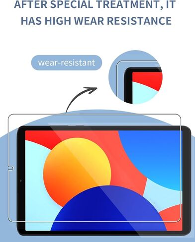 [عبوة من قطعتين] واقي شاشة لجهاز Xiaomi Redmi Pad SE 8.7 2024 الجديد من الزجاج المقسى للكمبيوتر اللوحي متوافق مع Redmi Pad SE فقط WiFi 8.7 بوصة واقي شاشة مضاد للخدش ومقاوم للسقوط in Kuwait