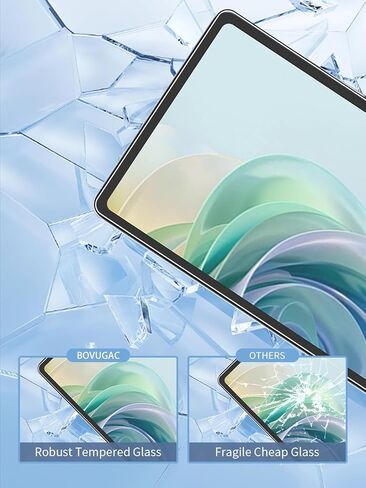 [عبوتان] واقي شاشة لجهاز TCL NXTPAPER 11 Gen2 Tablet 11 بوصة من الزجاج المقوى، واقي شاشة لجهاز NXTPAPER 11 Gen2 11 بوصة مضاد للخدش وحساس وصلابة 9H in Kuwait