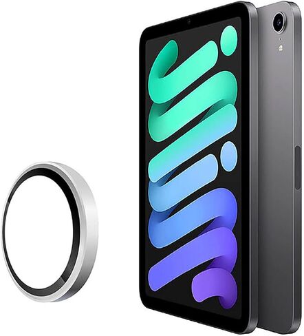 واقي عدسة الكاميرا لجهاز iPad Air 6 2024 مقاس 11 بوصة و13 بوصة، متوافق مع Mini وAir 2020/2022 وNew iPad 2024 - ملحق من الزجاج المقوى - عبوتين/فضي in Kuwait