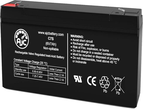 AJC Battery Compatible with APC Smart-UPS PowerStack 450 6V 7Ah UPS Battery in Saudi Arabia