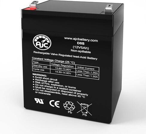 AJC Battery Compatible with APC SUA500PDR 12V 5Ah UPS Battery in Saudi Arabia