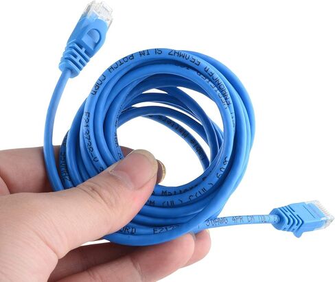 Cable Matters 100-Foot Snagless Long Cat6A (SSTP, SFTP) Shielded Ethernet Cable in Blue & 50-Foot Cat6 Ultra Thin Ethernet Cable in Saudi Arabia