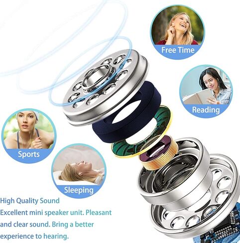 【2 Pack】 Earbud & in-Ear Headphones Compatible for iPhone and Android Smartphones Earphones Noise Cancelling Stereo Wired 3.5mm Earbuds with Microphone in Saudi Arabia