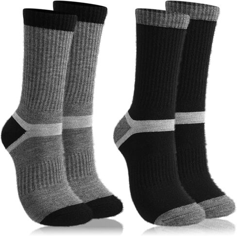 2 Pairs Alpaca Wool Hiking Socks for Men Women Alpaca Wool Blend Thick Thermal Winter Crew Boot Socks in Saudi Arabia