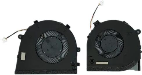 مروحة تبريد جديدة متوافقة مع وحدة المعالجة المركزية ووحدة معالجة الرسومات لألعاب Dell G3-3579 G3-3779 G5-5587 0GWMFV 0TJHF2 FKB7 FKB6 DC28000KVF0 DC28000KUF0 DC5V in Saudi Arabia