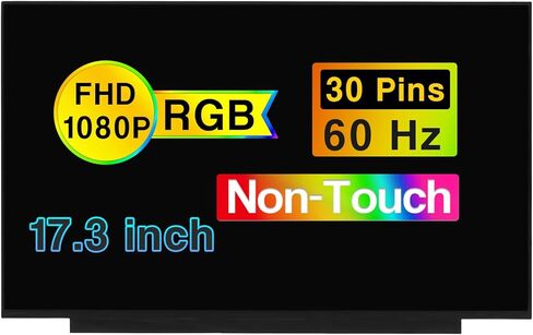 17.3 بوصة بديلة لـ ASUS Vivobook X712 X712J X712D X712E X712F/ M712D M712U / S712J FHD 1920x1080 30 Pins شاشة عرض LCD غير تعمل باللمس (ليست لـ HD+ 1600 * 900) in Kuwait