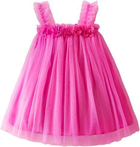 Toddler Girls Tulle Tutu Dress Flower Girls Summer Sundress Size 6M-5T in Saudi Arabia