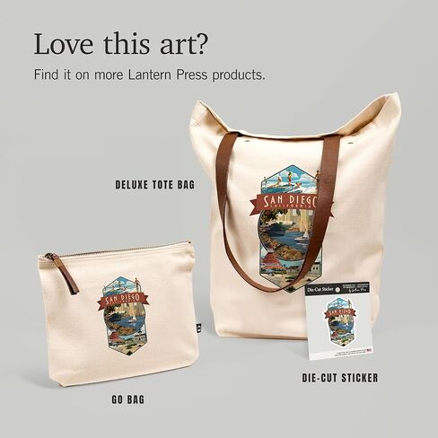 Lantern Press Sticker San Diego, California, Montage, Die Cut Vinyl, (Waterproof Decal for Cars, Water Bottles, Laptops, Coolers), Small in Saudi Arabia