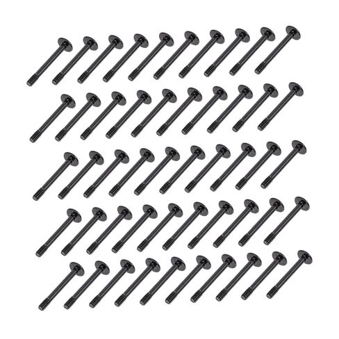 Kisangel 100pcs Long Fan Screws for Radiator PC Cooling Fan Mounting Screws Anti-Vibration Fixing Hardware for Desktop PC Assembly in Saudi Arabia