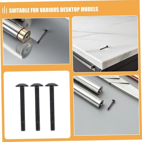Kisangel 100pcs Long Fan Screws for Radiator PC Cooling Fan Mounting Screws Anti-Vibration Fixing Hardware for Desktop PC Assembly in Saudi Arabia