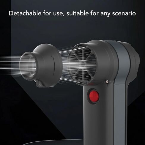 Yoidesu Electric Air Duster, 90000 RPM Cordless USB Rechargeable Handheld Dust Blower with Power Bank Function, for PC Car Outdoor Indoor Cleaning in Saudi Arabia