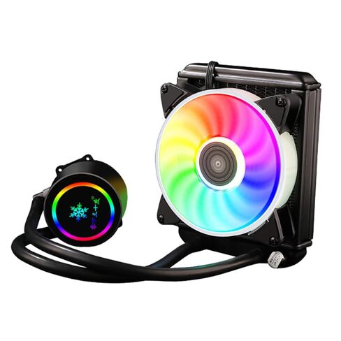 CPU Liquid Cooler System Radiator 120mm RGB Fan Professional Water Cooling CPU Cooler for Gaming Desktop Pcs Compatible with in Saudi Arabia